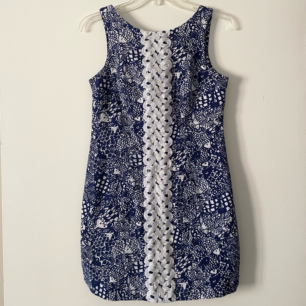 Lilly Pulitzer Blue Sleeveless Dress